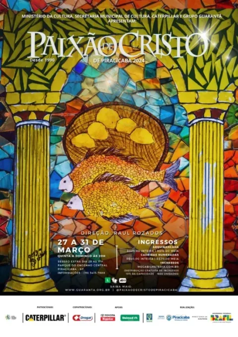 34ª Paixão de Cristo de Piracicaba acontece de 27 a 31 de março 34ª Paixão de Cristo de Piracicaba acontece de 27 a 31 de março