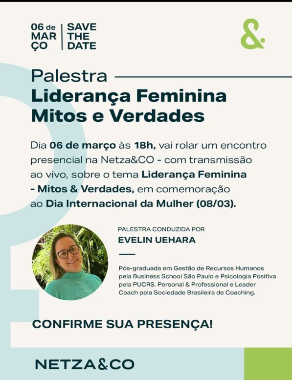Netza&CO promove encontro sobre Mitos e Verdades a respeito das lideranças femininas