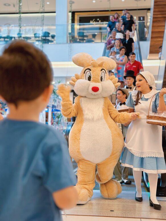 Coelhinho da Páscoa chega a Shopping em evento gratuito