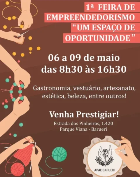 1ª Feira de Empreendedorismo na APAE Barueri “Um Espaço de Oportunidade”