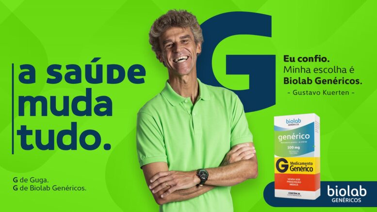 Em parceria inédita com Guga Kuerten, “A Saúde muda Tudo” é tema da campanha da Biolab Genéricos Em parceria inédita com Guga Kuerten, “A Saúde muda Tudo” é tema da campanha da Biolab Genéricos