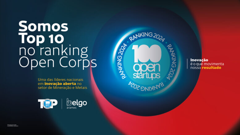 Belgo Arames está entre as empresas que mais se conectam com startups no Brasil Belgo Arames está entre as empresas que mais se conectam com startups no Brasil