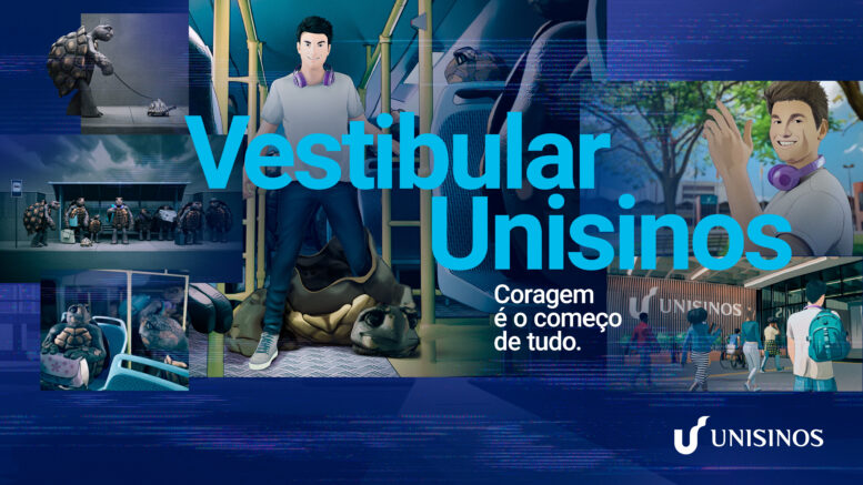 Coragem. É o que pede a campanha da SPR para a Unisinos