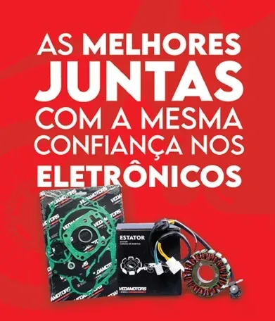 Vedamotors lançará no “XIV Salão Nacional e Internacional das Motopeças” novas juntas e 50 novos itens da linha de eletrônicos