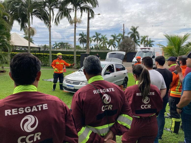 Equipes de atendimento pré-hospitalar e de operações da CCR PRVias realizam treinamento para atendimento aos motoristas nas rodovias do Paraná