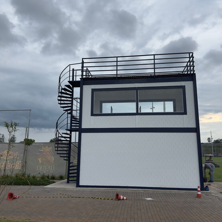 CPD do Red Bull Bragantino ganha prédio sustentável construído com plástico reciclado