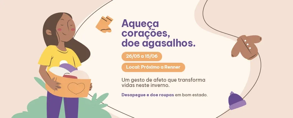 Shopping Tamboré participa de campanha nacional da ALLOS para arrecadação de agasalhos
