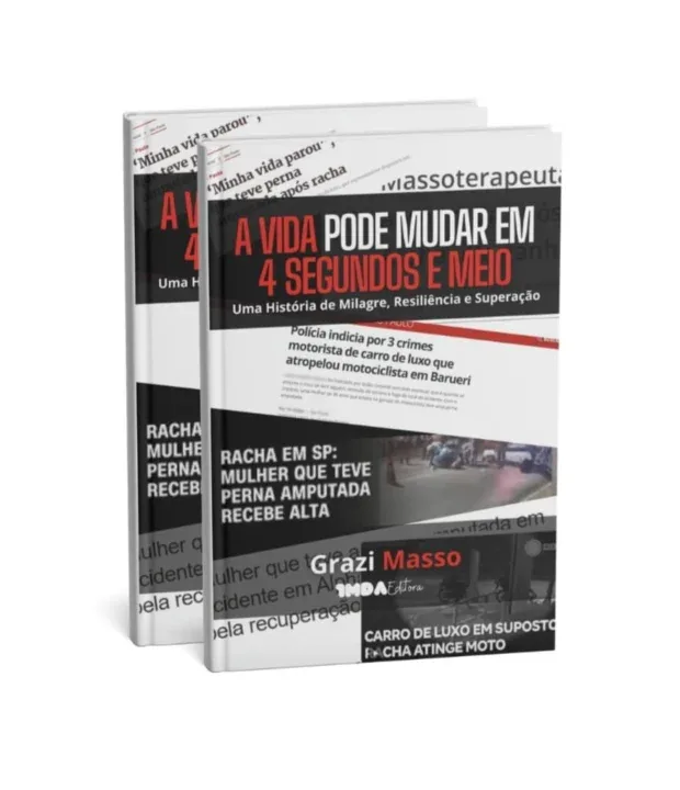 Massoterapeuta que teve a perna amputada após ser atropelada por carro de luxo em Alphaville lança livro