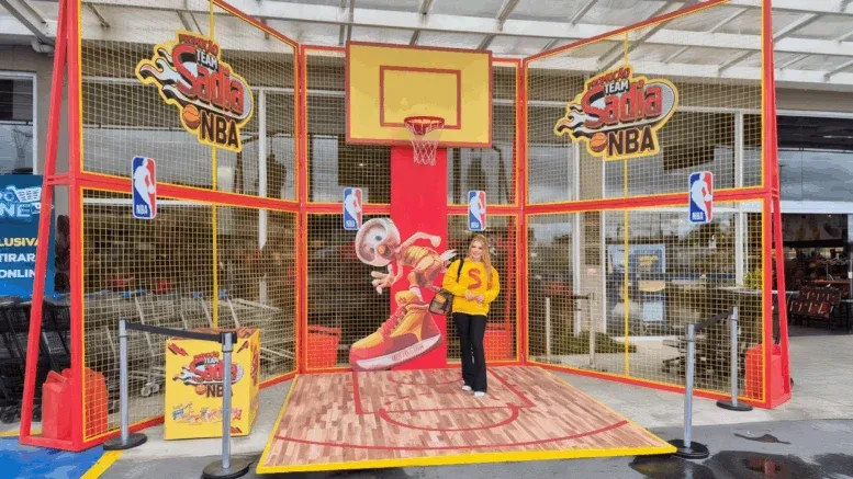 Sadia leva a emoção da NBA para o ponto de venda