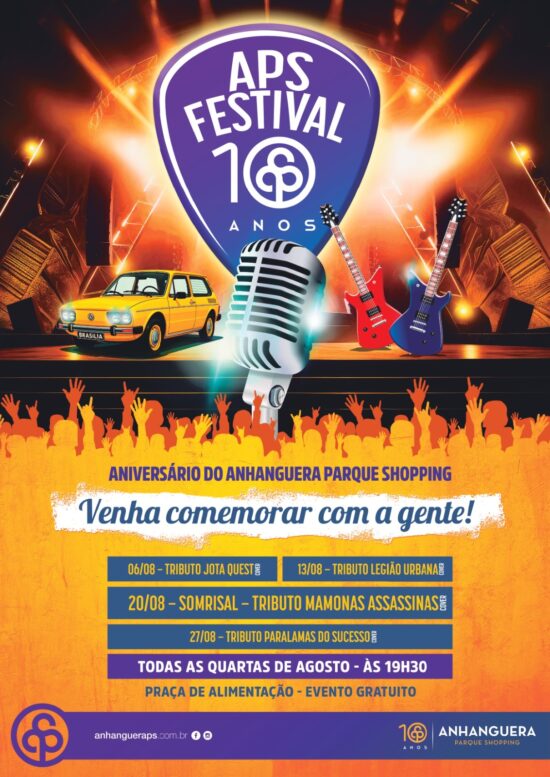 Anhanguera Parque Shopping celebra 10 anos com APS Festival e comemora uma década de transformação e impacto regional