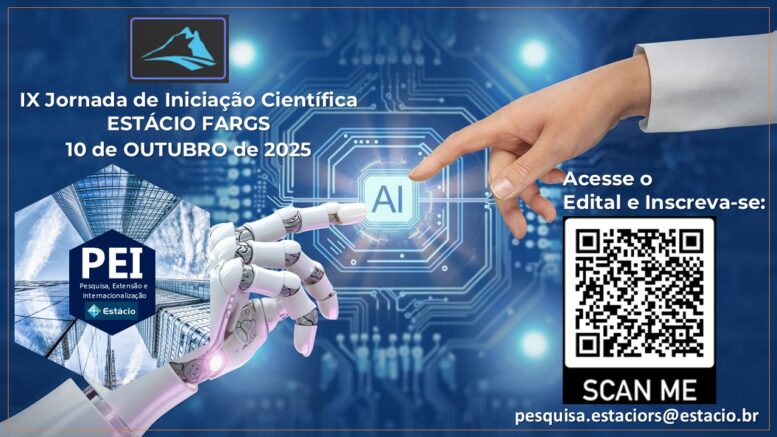 Inscrições abertas para a Jornada de Iniciação Científica da Estácio Porto Alegre