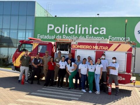 Policlínica de Formosa fortalece segurança com treinamento da brigada de incêndio