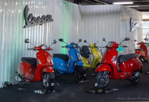 Piaggio estreia no Salão do Automóvel com a Vespa e demais scooters da marca