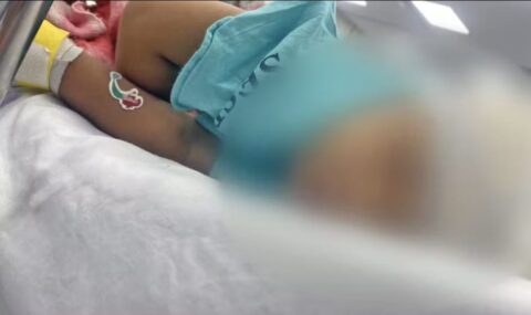Bebê baleada na cabeça recebe alta Bebê baleada na cabeça recebe alta
