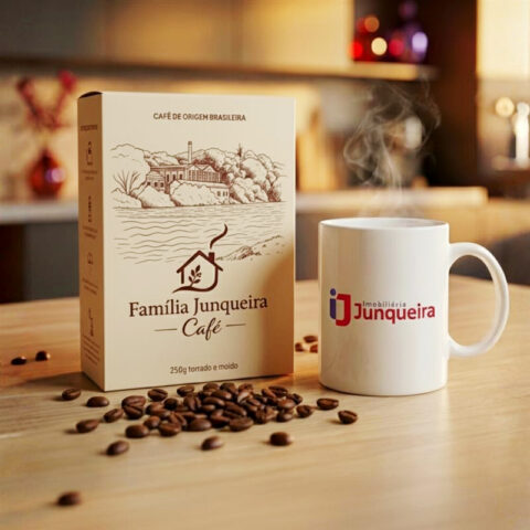 Imobiliária Junqqueira de Piracicaba lança café especial em edição limitada