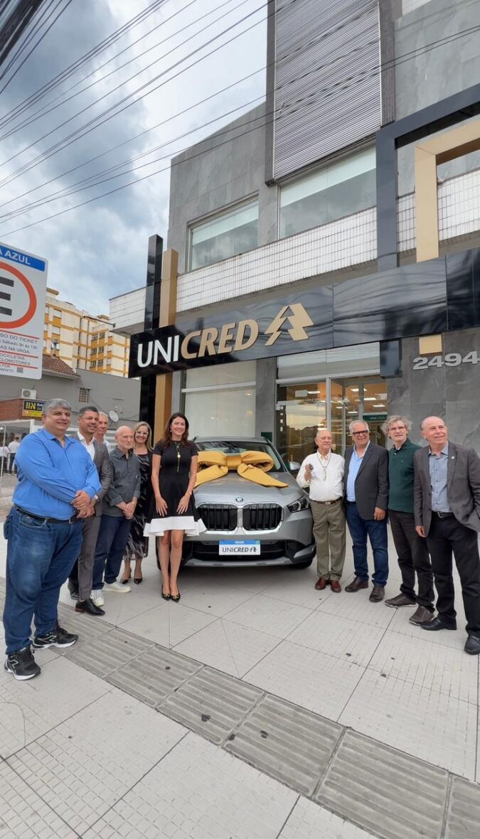 Unicred Premium Capital realiza entrega oficial de BMW X1 2026 ao Clube Recreativo Dores em Santa Maria