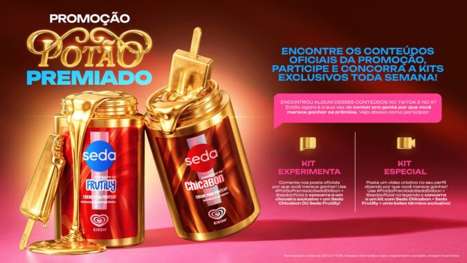 Seda lança promoção Potão Premiado e distribui kits exclusivos nas redes