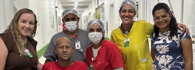 Superação e cuidado humanizado marcam recuperação de paciente no HEF 