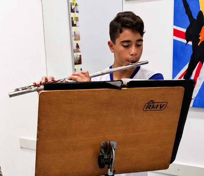 Instituição Aparecido Savegnago promove Concerto Pedagógico com alunos de flauta e contrabaixo no dia 1º de junho