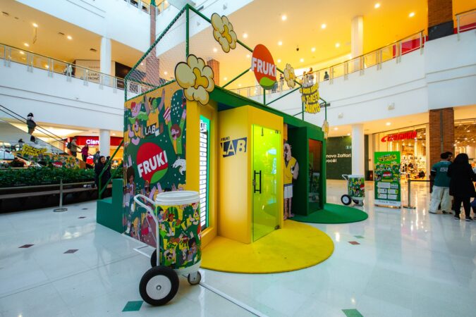 Fruki convida a torcida para conhecer novo sabor de guaraná com pipoca no Praia de Belas Shopping