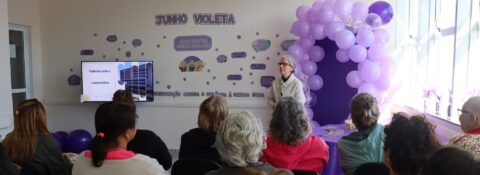 HMB promove palestra de conscientização sobre a violência contra a pessoa idosa durante o Junho Violeta
