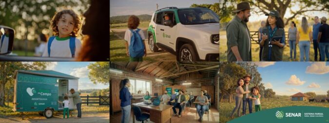 Campanha da SPR para o Senar-RS explora o conhecimento que movimenta o agro