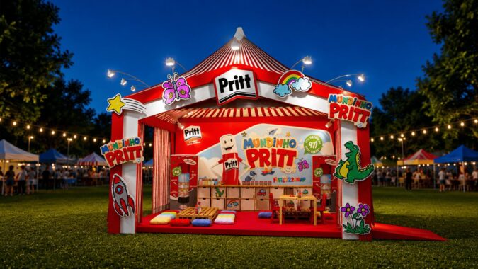 Pritt marca presença em grande evento de experiências familiares com ativação que celebra o ‘fazer junto’