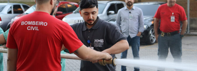 HMB realiza treinamento para fortalecer atuação da Brigada de Incêndio 