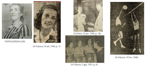 Pesquisa recupera trajetória de uma das principais atletas santistas dos anos 1940 e 1950