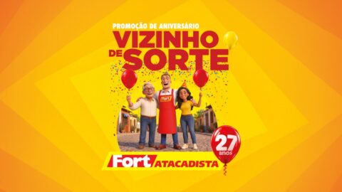 Fort Atacadista completa 27 anos com campanha que sorteia mais de R$ 1 milhão em prêmios e vales-compras Fort Atacadista completa 27 anos com campanha que sorteia mais de R$ 1 milhão em prêmios e vales-compras