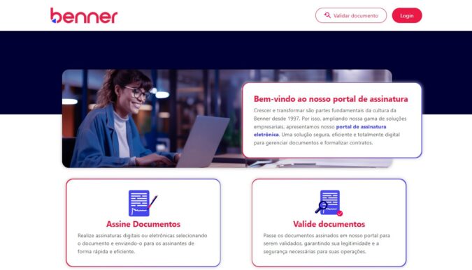 Benner integra assinatura eletrônica à toda sua plataforma de gestão e reduz em até 80% o tempo de formalização de documentos
